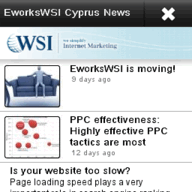 preview of EworksWSI Cyprus mobile Nokia app preview of EworksWSI Cyprus mobile Nokia app